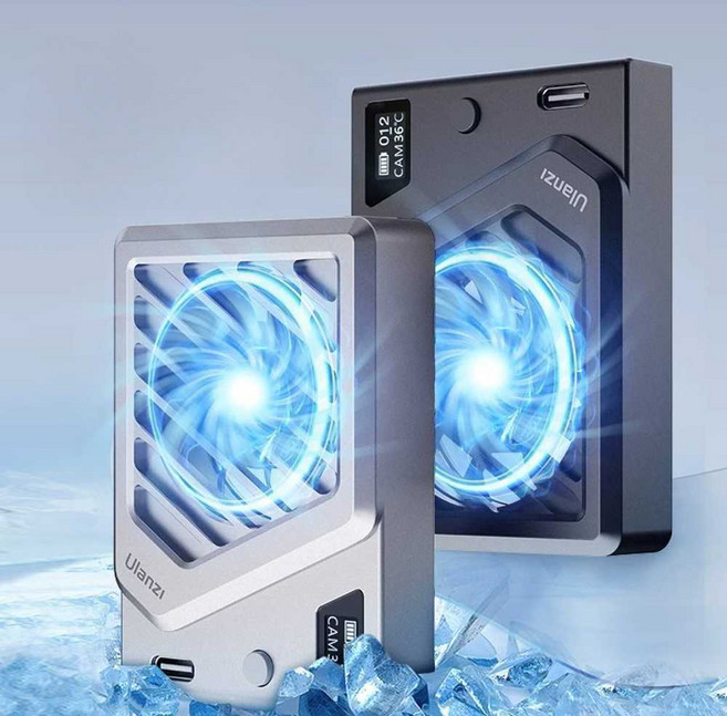 카메라 방열방지 쿨링팬 냉각기 온도조절 발열 무소음, 1.  CA25 블랙 카메라 라디에이터, 1개