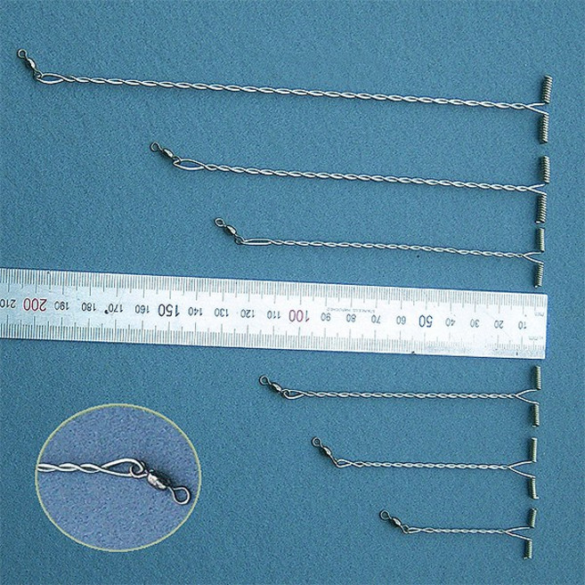 낚시공방 T형 도래 천평 회전도래 채용 바다 원투 낚시 자작 채비 T철사, 5cm(13개입), 1개