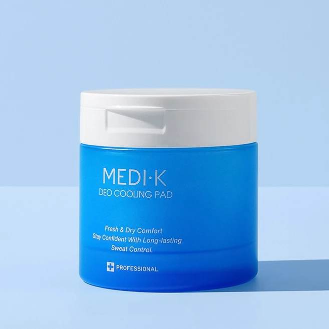 약국입점 메디케이 데오드란트 쿨링 패드 대용량 겨드랑이 땀 소취 겨땀냄새 암내제거, 1개, 140ml - 쿠팡