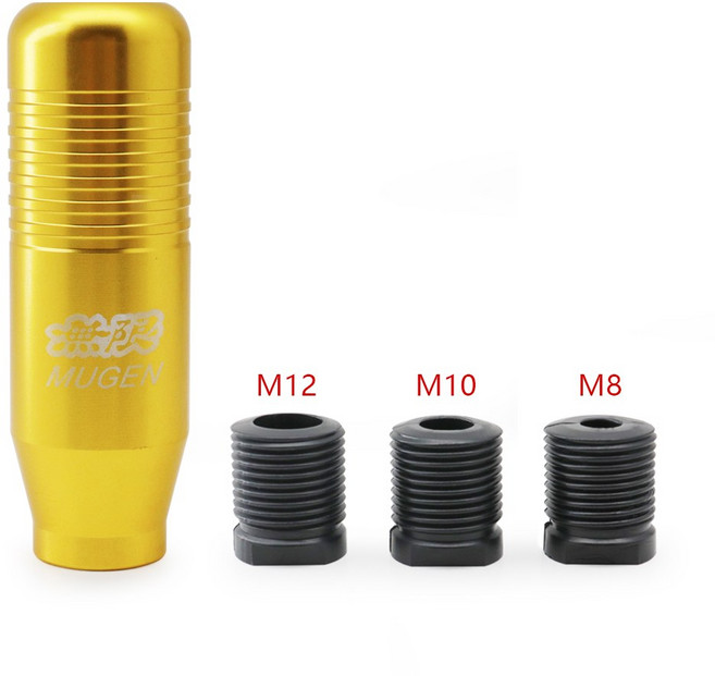 기어봉 시프트 범용 자동차 알루미늄 기어 노브 스틱 수동 변속기 레버 시프터, Gold