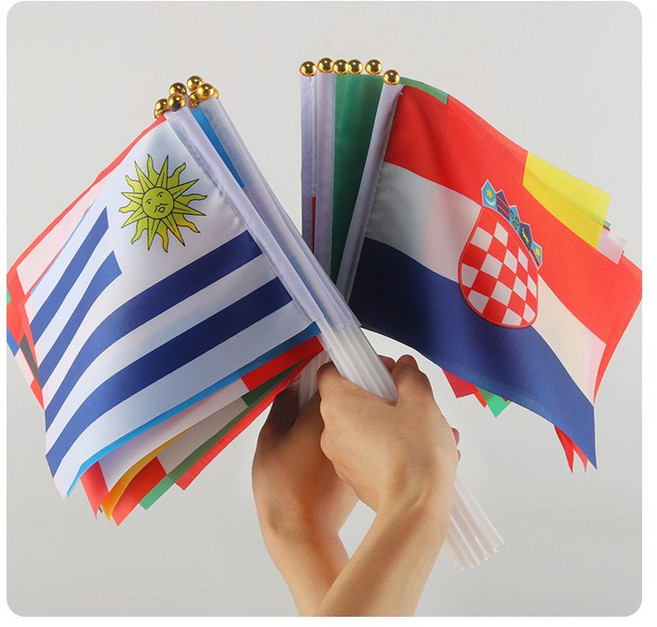 룰루마켓 세계국기 32개국 천수기 세트, 1세트, 7호