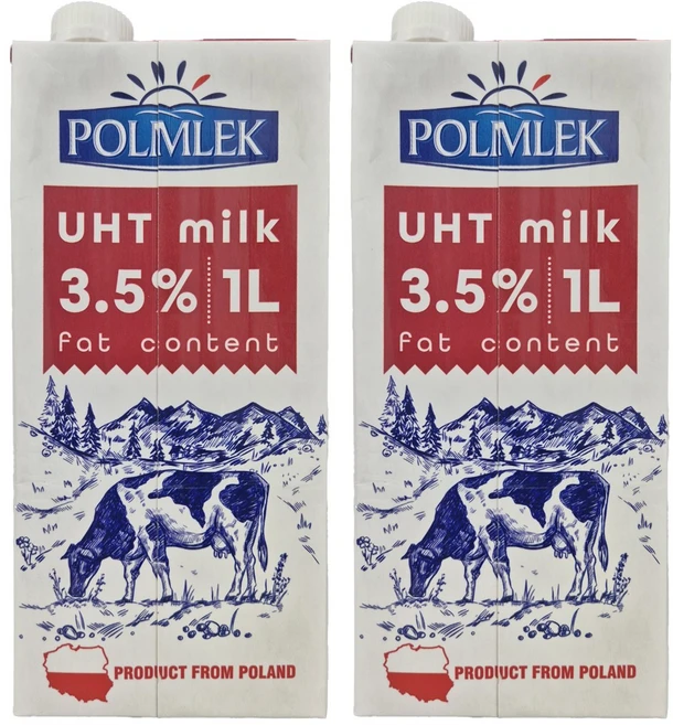폴믈렉 % 멸균우유 1L, 2팩 - 쿠팡