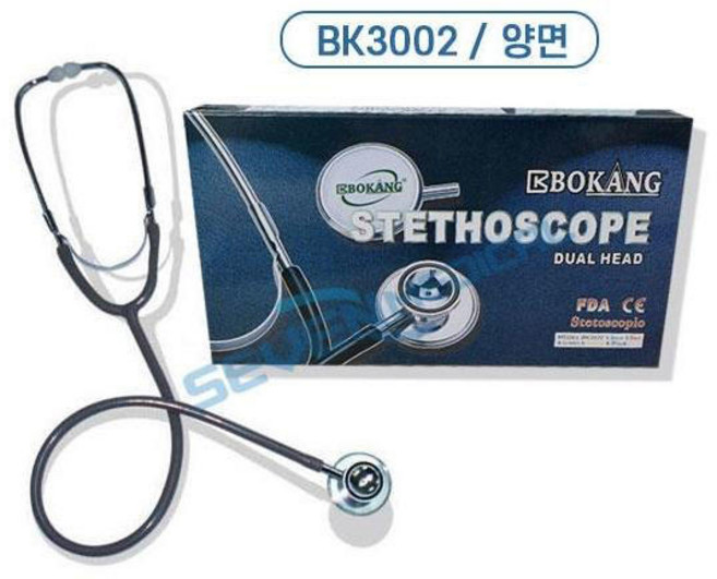 양면 기계식 청진기 BK3002 - 간호사용 실습용, 1개