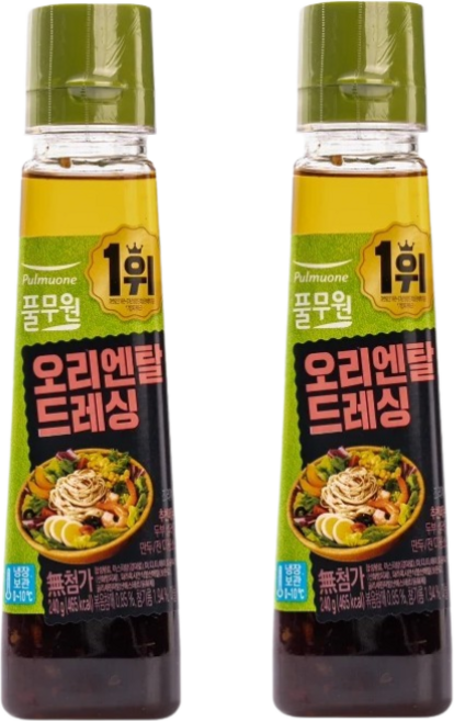 (풀무원) 오리엔탈 드레싱 240g 2개