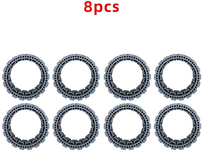 로봇 진공청소기 바퀴 고무링 호환 Ecovacs X1 OMNI X1 turbo X1S pro T10 T20 pro DBX23 예비 부품, 8개