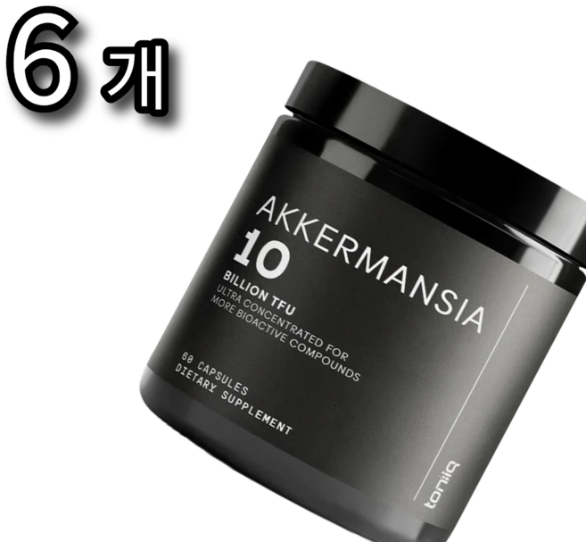 토니크 아커만시아 10, 6개, 60정 - 쿠팡