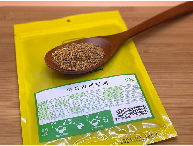 국산 100% 블랙 타타리메밀차 (통씨앗) 120g, 1개, 1개