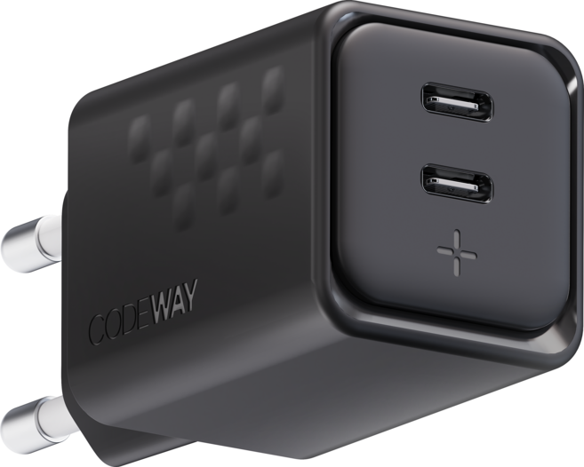 코드웨이 50W PD C타입 초 고속 충전기 어댑터, 나이트 블랙 50w, 1개