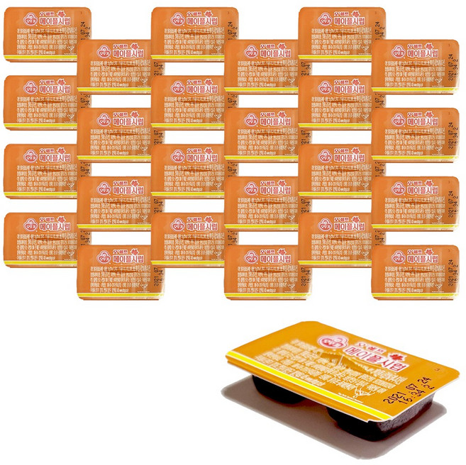 [오뚜기] 오쉐프 일회용 메이플시럽, 11g, 24개