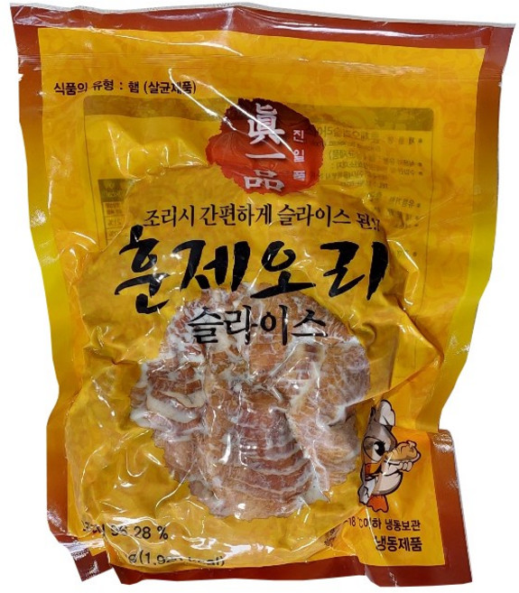 에쓰푸드 훈제오리 슬라이스 800g 냉동오리, 1개