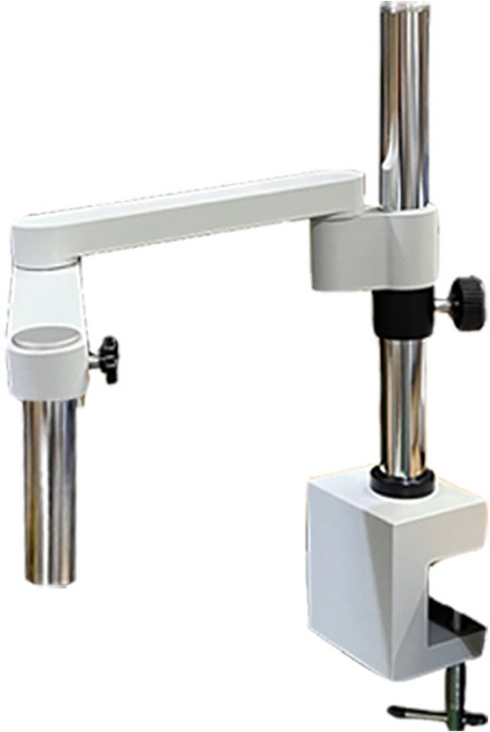 아로 다관절 스탠드 클램프 타입 실체현미경 맞춤 연장가능 WC, 1개, 화이트-스탠드형