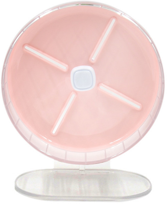 로직프리 햄스터 쳇바퀴 26cm 스탠드 러닝 휠 마라톤, 1개, 핑크