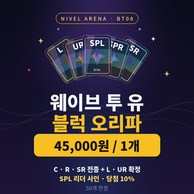 5위 - 니벨아레나 승리의 여신 니케 웨이브 투 유 블럭 오리파, 1세트, 없음