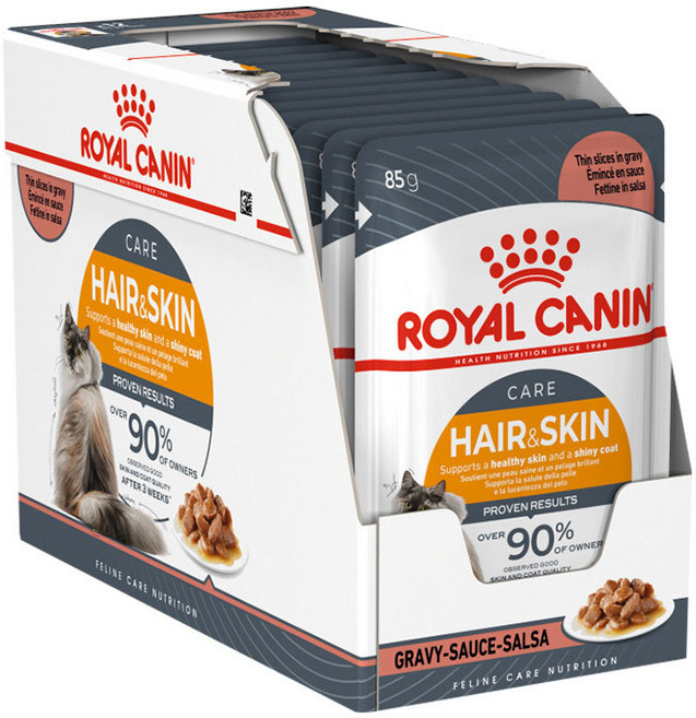 로얄캐닌 고양이 기능성 파우치 12개 (1BOX) 간식캔, 2세트, 1.02kg