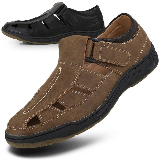 보이센스 발편한 찍찍이 스트랩 남자 스니커즈 단화 여름 신발 남성 드라이빙 샌들 캐주얼화