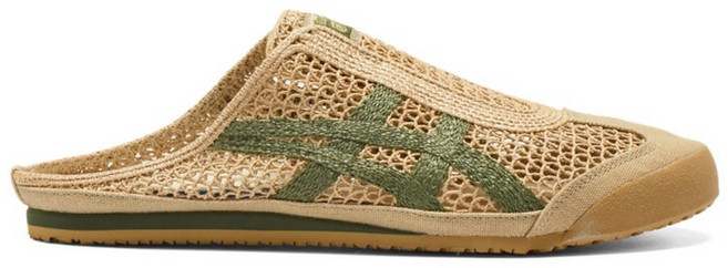 오니츠카타이거 멕시코 66 사봇 뮬 슬립온 여름 슬리퍼 베이지 그린 스니커즈 1183C123-252 267297