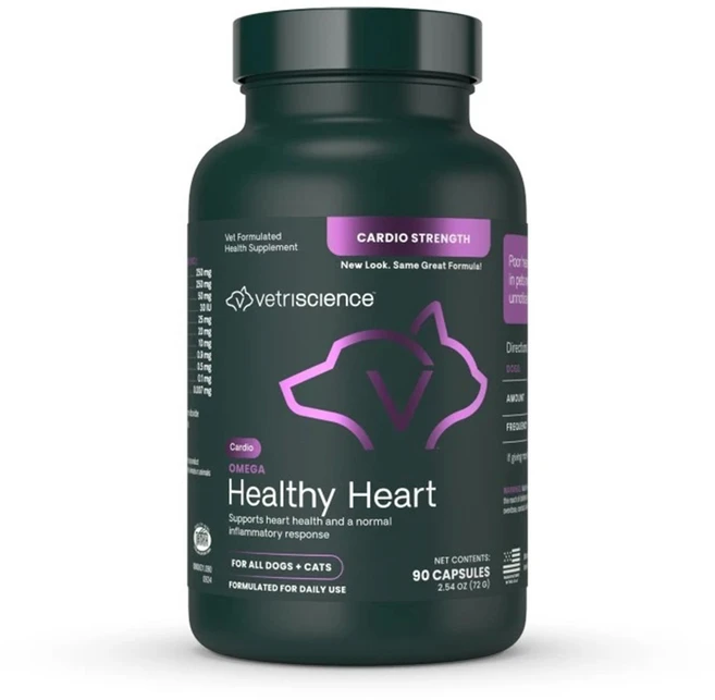 베트리사이언스 카디오 스트랭스 반려동물 심장 영양제 90정 - 쿠팡