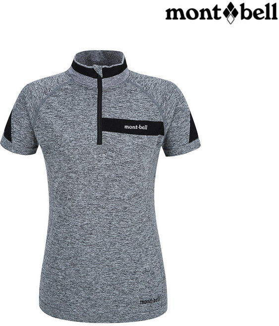 [몽벨] 여성 심리스 하프 집업_MD3WTXAM