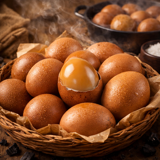 애호마켓 HACCP 인증 건강한 맥반석 훈제 구운계란, 1세트, 30구