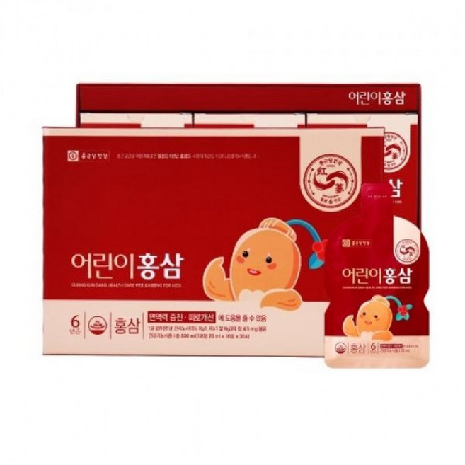 종근당건강 어린이홍삼 20ml 30포, 1회분, 1개