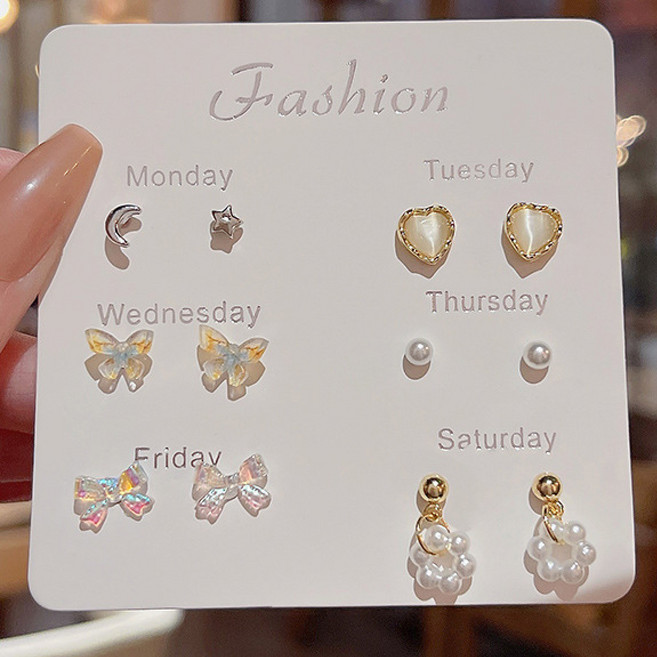 JONNEIC 조네익 S925 은침 알러지방지 데일리 귀걸이세트