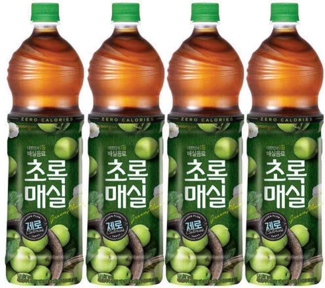 웅진 초록매실 제로, 1.5L, 1개