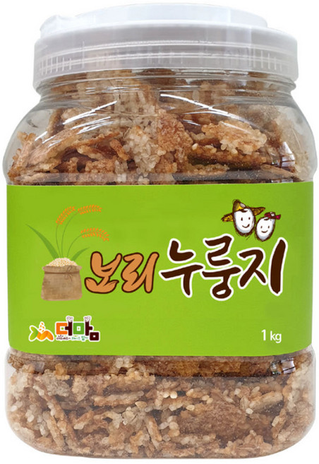 더맘 보리누룽지, 1kg, 1개