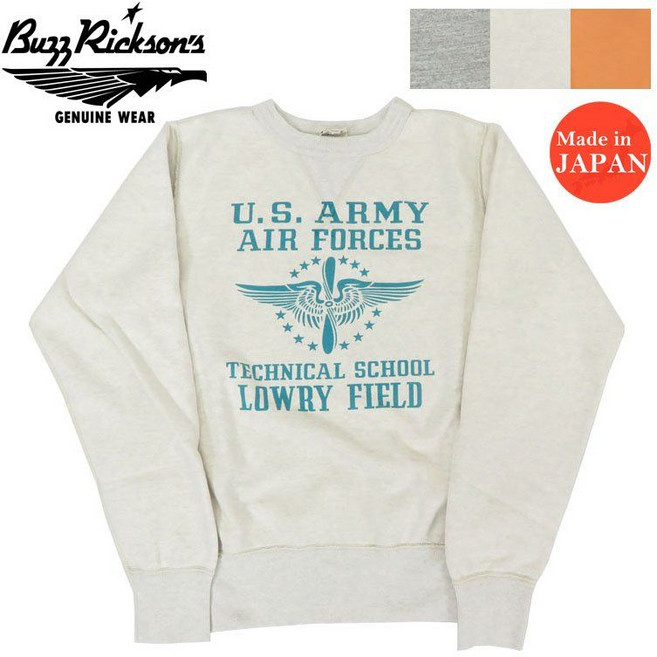 버즈릭슨 U.S. ARMY 에어포스 프린팅 크루넥 맨투맨 스웻 24FW BR69450