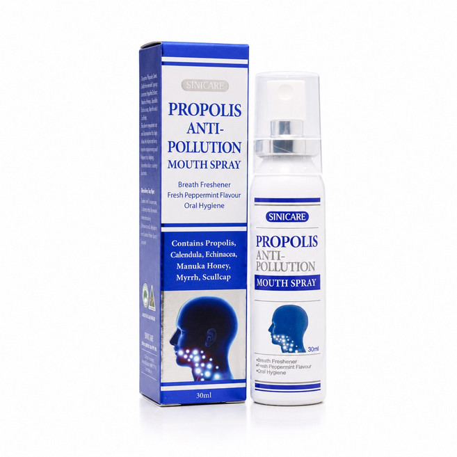 SINICARE蜂膠 Natural Life 蜂膠 噴霧/滴劑 全系列, 1個, SINICARE藍色蜂膠噴霧30ML, 30g