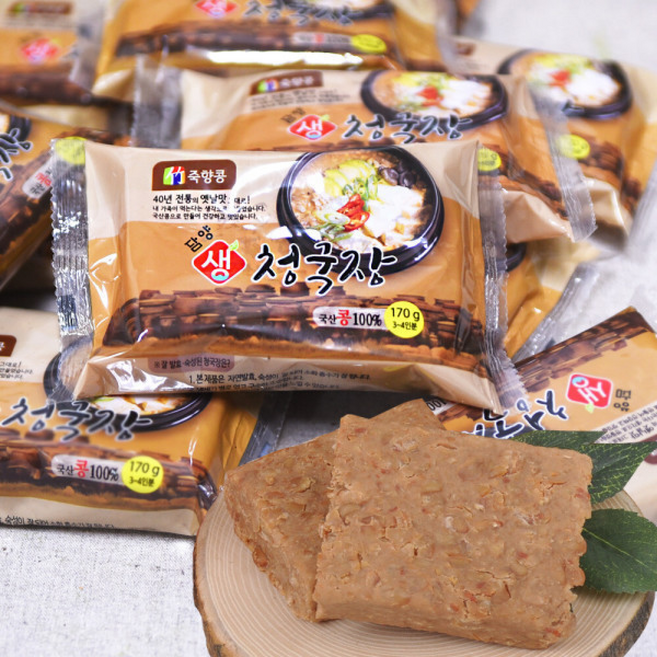 청국장 40년전통 국내산콩 청국장, 6개, 170g