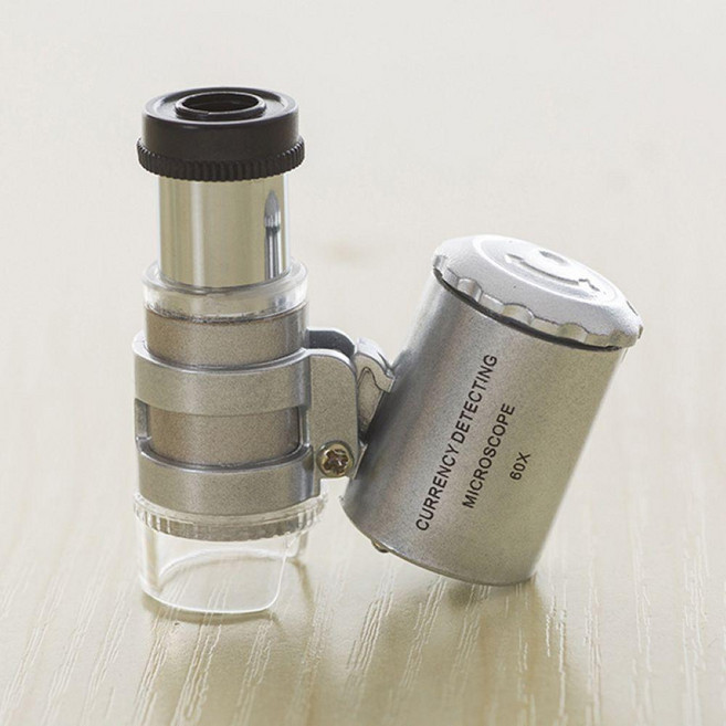 미니 현미경 60배율 휴대용 led확 두피현미경
