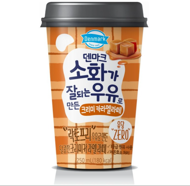덴마크 소화가 잘되는우유로만든 크리미 카라멜라떼, 15개, 250ml