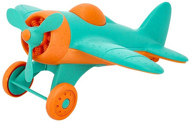 친환경 에코프렌들리 생분해 바이오 플라스틱 탈것 교통 육상 해상 수상 장난감 어린이집 유치원 Eco-friendly Bioplastic Vehicle toy, 프로펠러 비행기, 1개