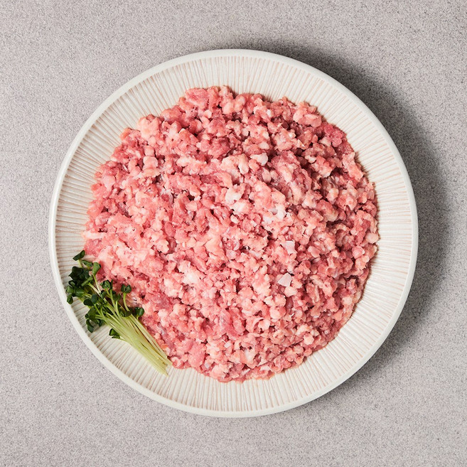 돼지고기 다짐육 100% 국내산 한돈 해썹인증 간고기 이유식 반찬용, 1박스, 1kg
