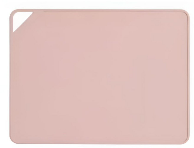 오제브 물넘침방지 고리형 반려동물 강아지 식기매트 대형 60 x 40, 1개, 핑크