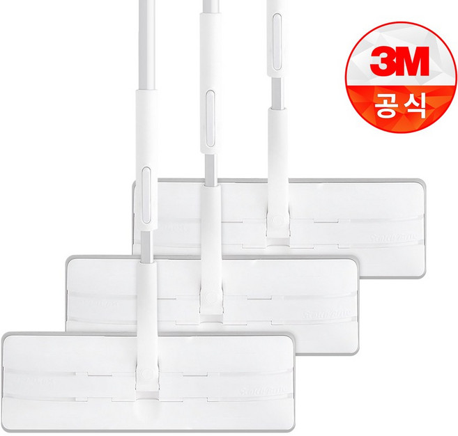 스카치브라이트 올터치 더블액션 막대걸레 대형, 3개