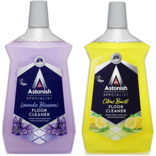 아스토니쉬 바닥클리너 라벤더블라썸 1000ml + 시트러스버스트 1000ml, 1세트