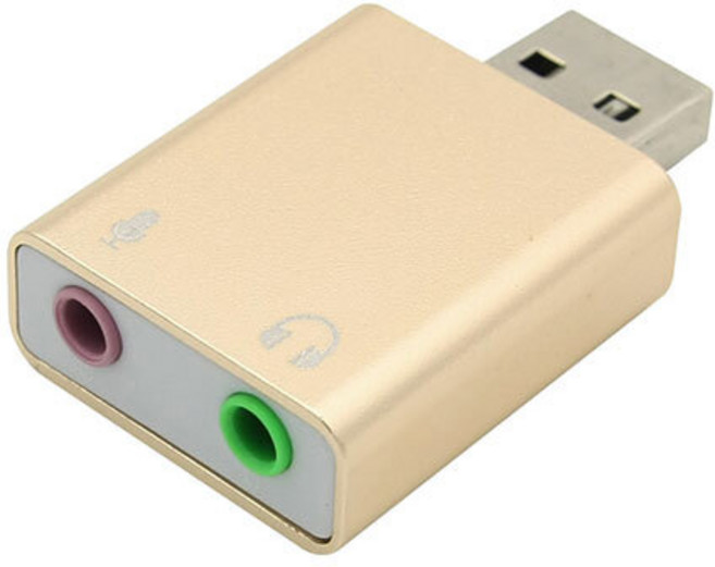 BT325 노트북 데스크탑 마이크/오디오/이어폰 연결 3.5mmAUX 젠더/7.1ch 컨버터, USB 오디오 컨버터, 1개