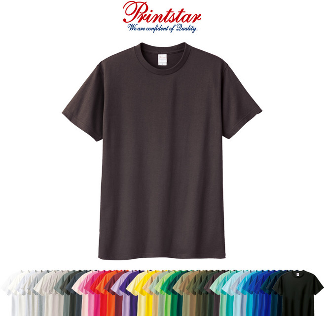 프린트스타 반팔 17수 라운드 티셔츠 085-CVT