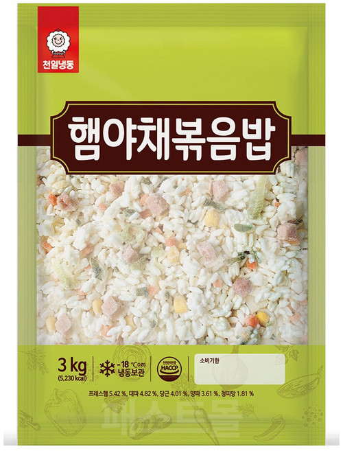 천일 햄야채 볶음밥 벌크 3kg, 1개