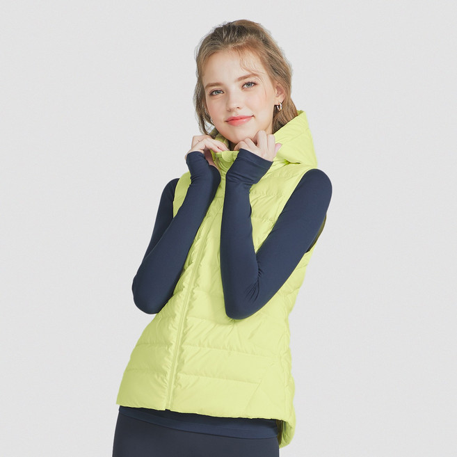 안다르 에어플라이 구스다운 경량 베스트