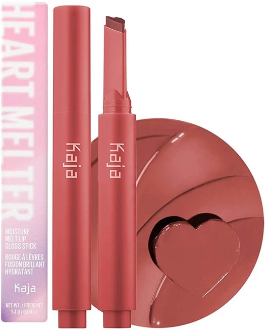 Kaja 립글로스 - 하트 멜터 | 하이샤인 글로시 피니시 플레이풀 버블검 핑크 모이스처라이저 02 스위트 토크 1.1g(0.04온스), 03 Crazy 4U - 쿠팡