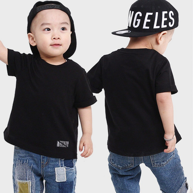 끄라몽 키즈 반팔티 면티 롤업 아동티 티셔츠