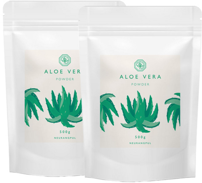 푸른들 국내산 제주 알로에 베라 분말 가루 500g X 2개