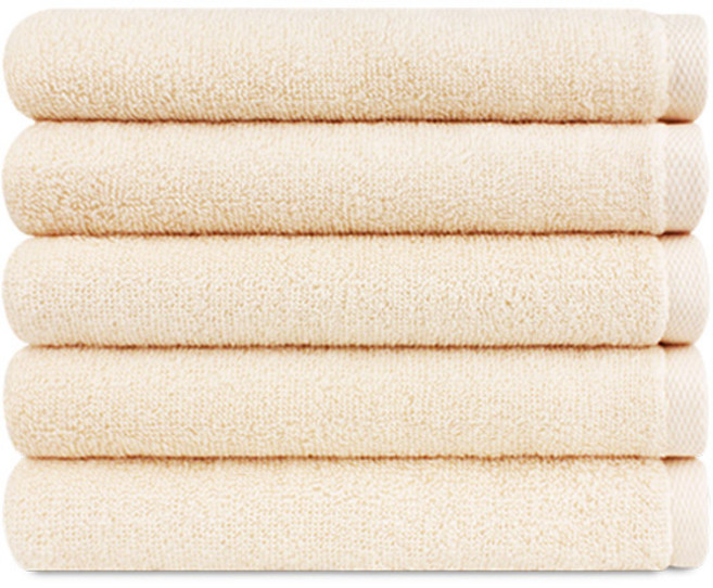 송월타월 라이트무지40 30수 130g, 라이트베이지, 5개