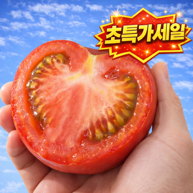 [재구매폭주] 당도보장 완숙토마토 산지직송 초특가할인, 1박스, 3kg