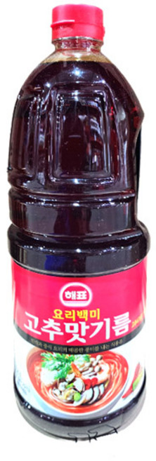 (무)해표 고추맛기름(실온 1.8L) 5개, 1.8L