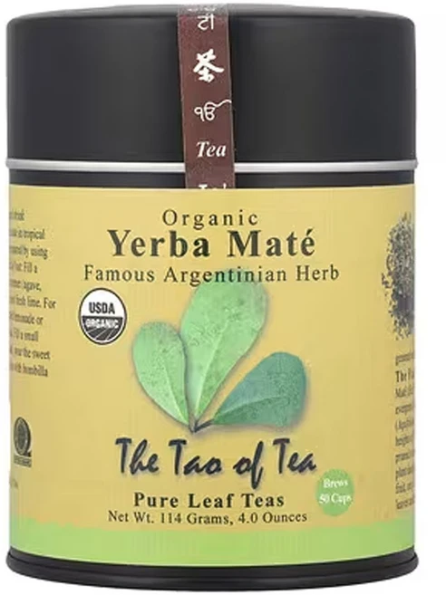 The Tao of Tea 오가닉 예르바 마테 차 114g 1개 - 쿠팡