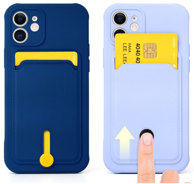 버핏 컬러 카드 슬라이드 젤리 케이스 휴대폰 갤럭시A32 SM-A325N