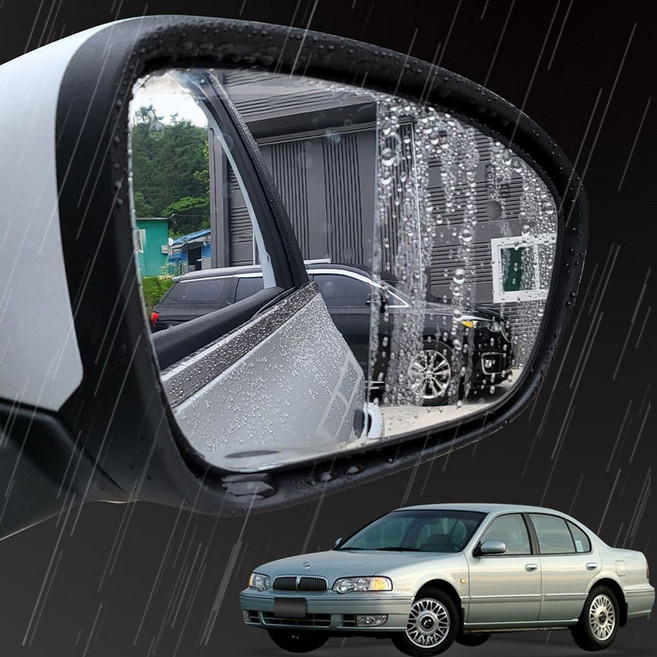 구형SM5 525 사이드미러 빗물 방지 필름, 창문형100x150